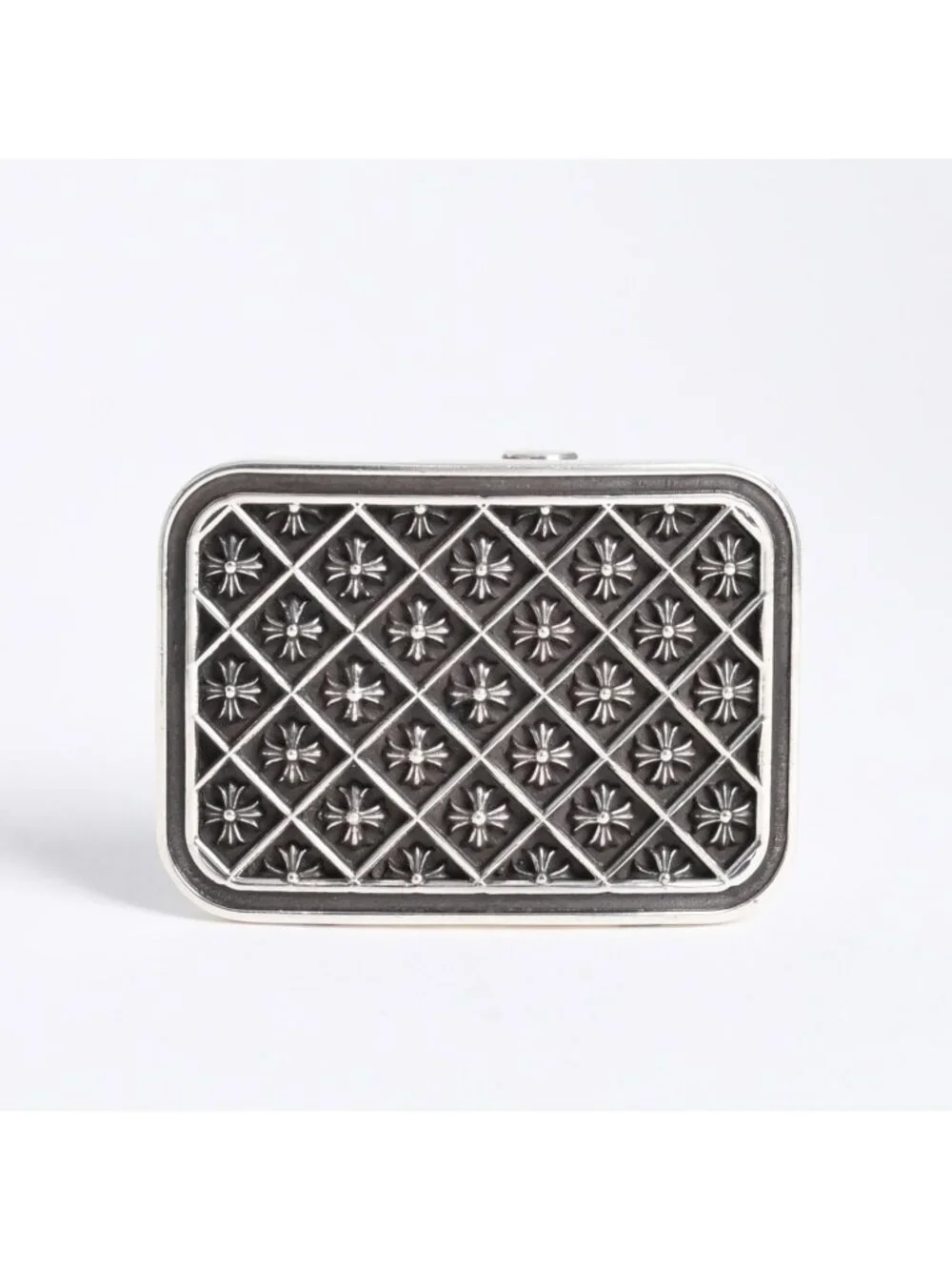 Chrome Hearts 1.0 Bkcl Math Plus 1.0 Mass Buckle 925 Sterling Silver Belt